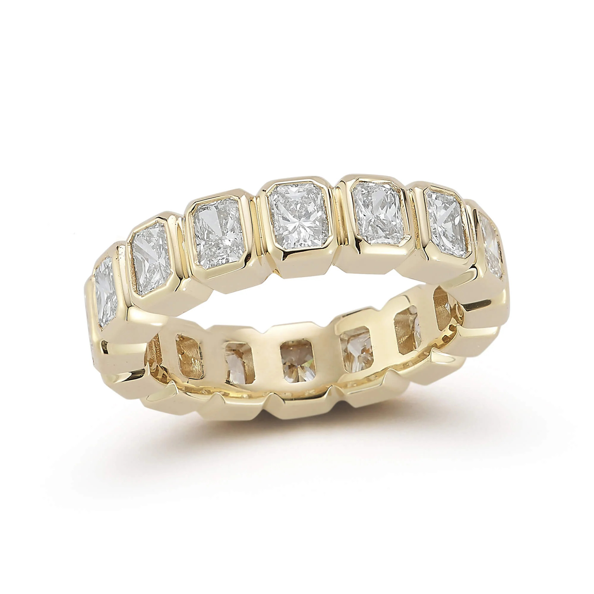 Bezel Set Diamond Eternity Band | Dana Rebecca Designs