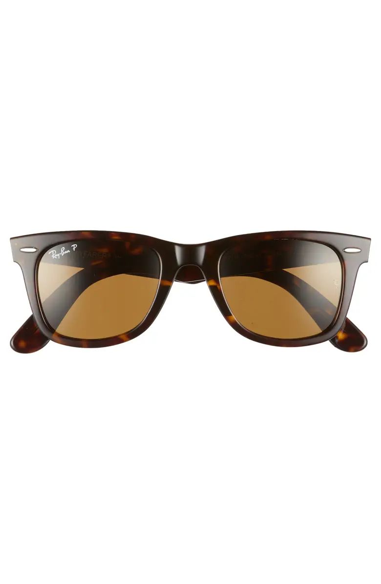 Ray-Ban Standard Classic Wayfarer 50mm Polarized Sunglasses | Nordstrom | Nordstrom