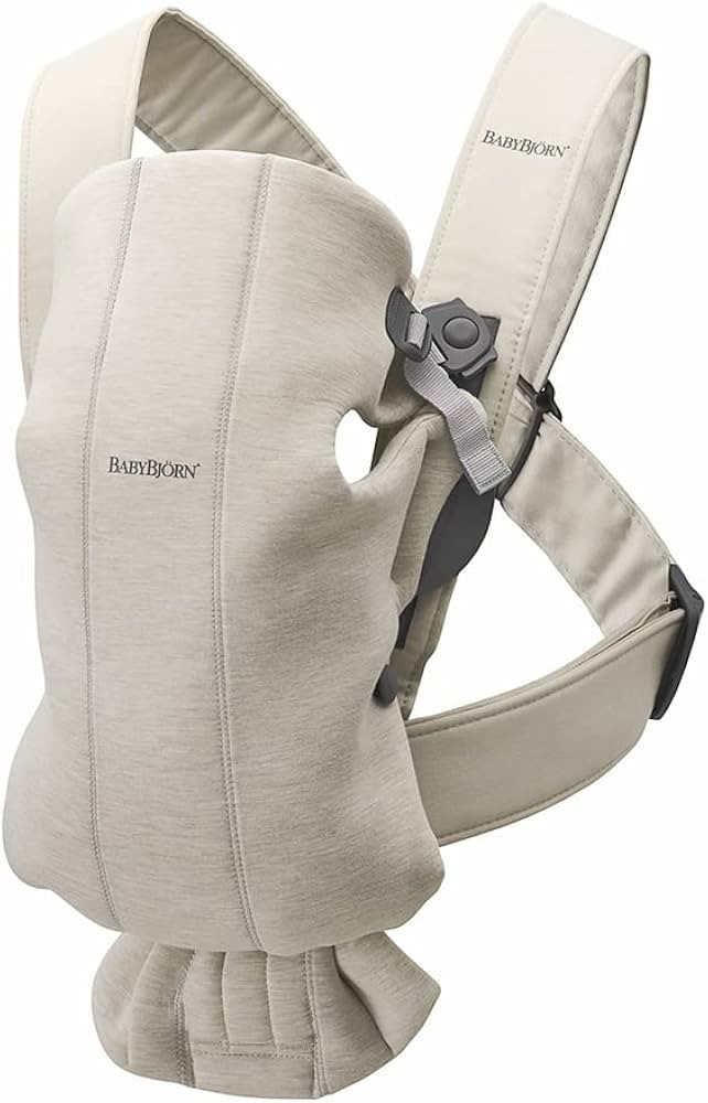 BabyBjörn Baby Carrier Mini, 3D Jersey, Light Beige | Amazon (US)