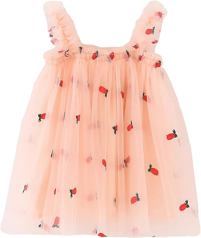 LYXIOF Baby Girls Toddler Tutu Dress Long Sleeve/Sleeveless Princess Infant Tulle Sundress | Amazon (US)