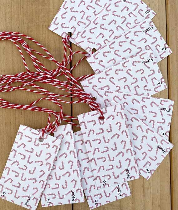 Shelly Cane Gift Tags | Etsy | Etsy (US)