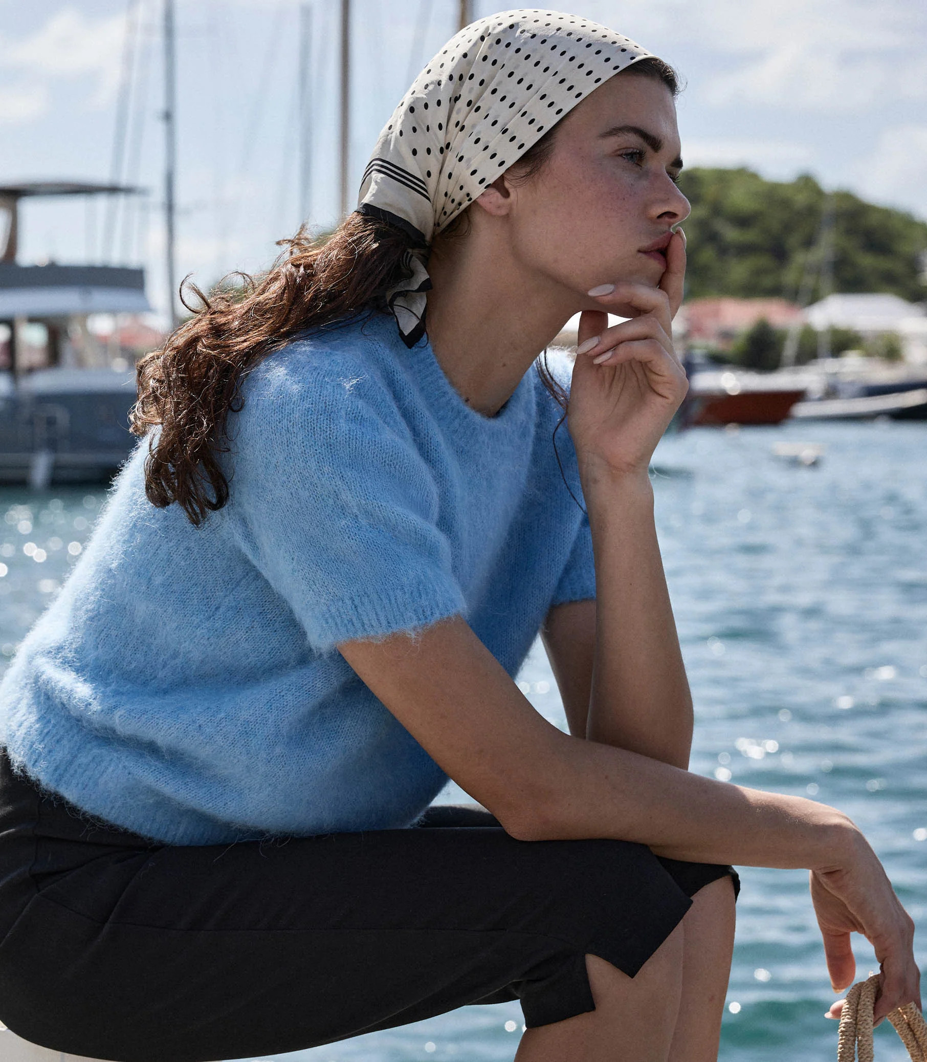 Hearst Sweater - Seashore Blue | DÔEN | DOEN