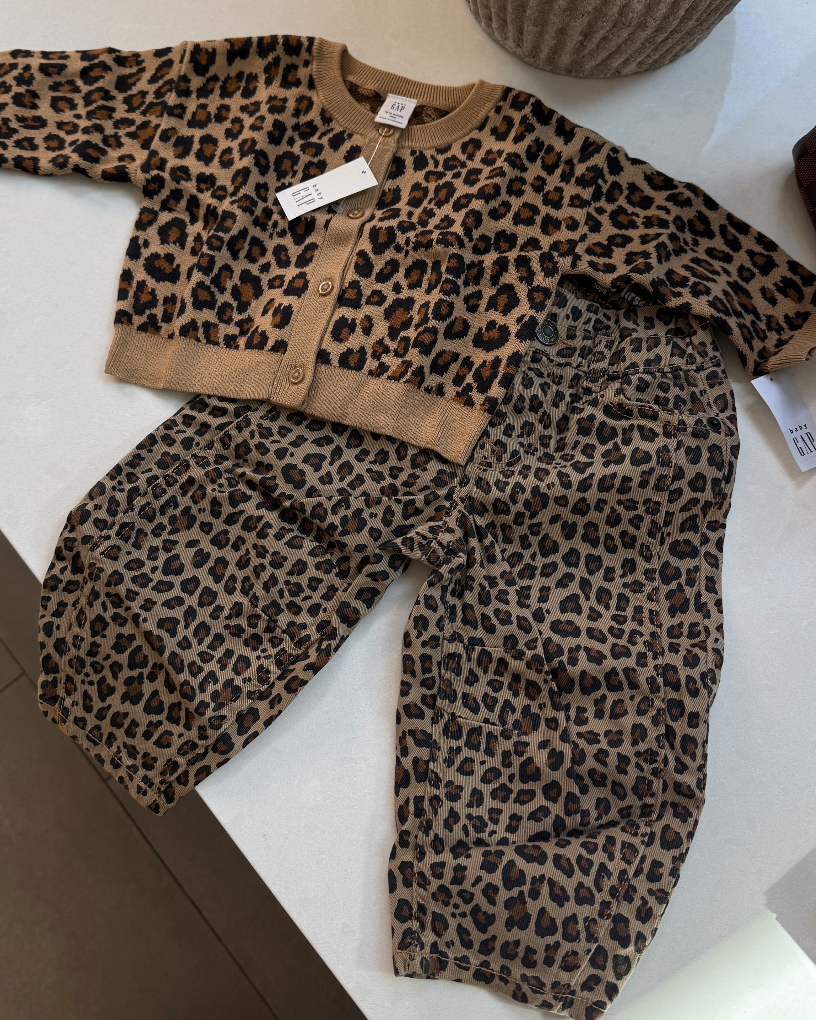 Baby girl leopard sweater and jeans from baby gap

#LTKBaby #LTKFindsUnder50 #LTKKids
