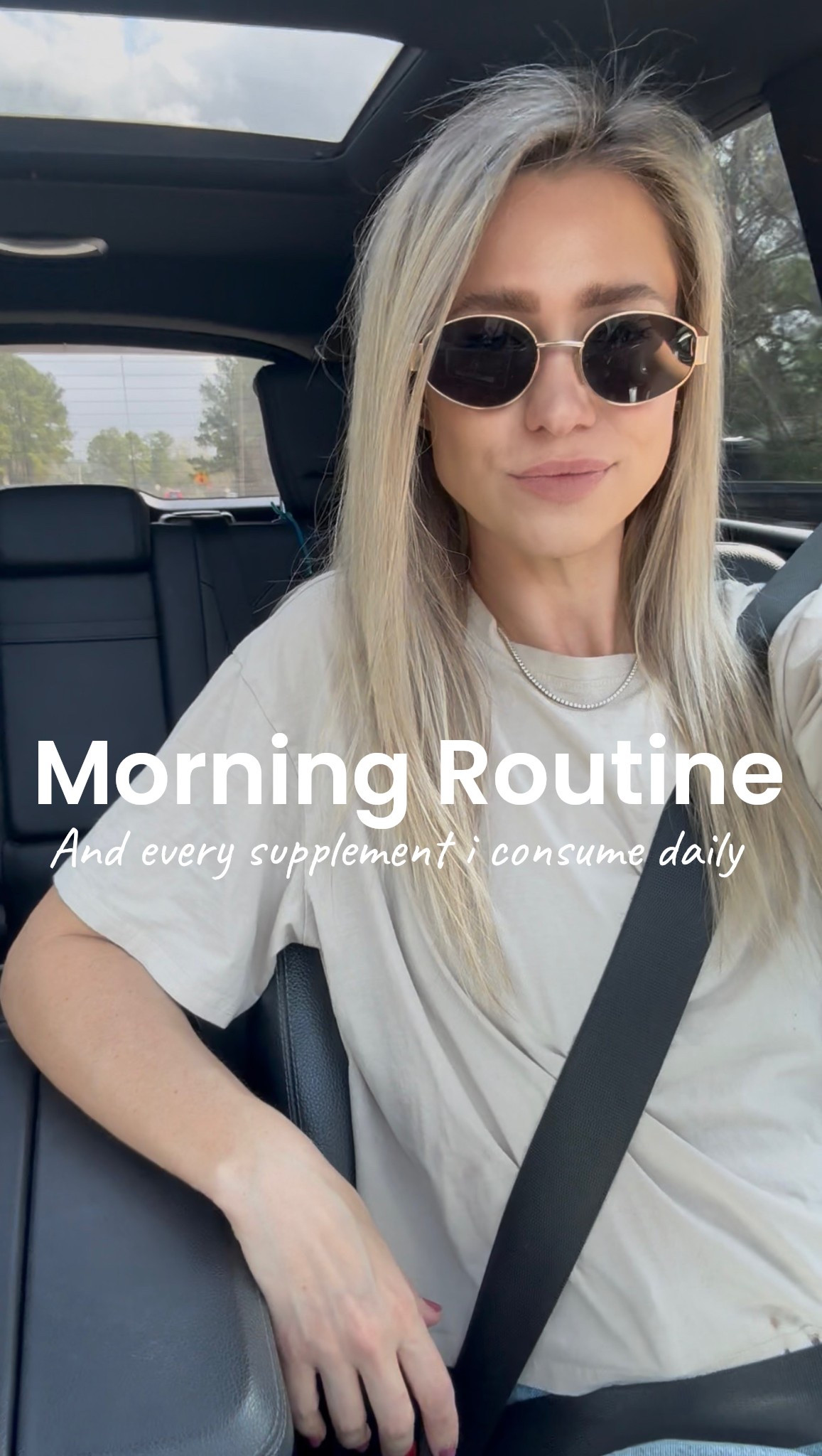 6:15-wake
-tongue scraper ()
-wash face w water-snail mucin-has ()()
-immediately outside for 5-10 mins of sunlight in eyes (while face dries
-morning drink- Ethlete (creatine+electrolytes) ()
-make another drink for later (EAAs-Kion), perfect aminos supplements ()()
-beef tallow, suncreen, brow peptide, teeth ()()()
-walk around circle if I have time
-7:05-wake kids
-start coffee pot
-breakfast for kids, lunches, backpacks, water bottles, you get it—
I administer these vitamins/supplements to the kids every morning, hiya, fish oil, parasite cleanse, electrolytes, beekeepers honey spray, cymbiotika elderberry, aminos ()()()()()()()
-8:00-bus stop
-8:15- cold plunge, 3 min at 49deg ()
-8:25- now I’ve “earned my coffee” at least 90 min after waking (to burn off my adenosine before I put caffeine (adenosine blocker) in my body)- (Kion coffee-only truly mold free coffee) add grass fed organic whole milk or almond milk (idc abt calories or fat, I care about low sugar content and higher protein), beekeepers honey spray (4 sprays) ()() 
-8:30- Penny drop off
-9:00- lift weights (usually 4x per week) if I don’t go to the gym, I will come home and walk or run around the neighborhood/both always with a podcast on
-10:15- 20 min sauna (185-195 deg)/protein shake from gym (abt 35g protein)
-11ish- shower, dry shampoo, cc cream with perhaps a little makeup ()()
-11:30-clean/tidy house, laundry, launder sheets/make beds, dishes, prep dinner, etc
I usually drink a protein coffee here if needed ()

#LTKmorningroutine #LTKgrwm #LTKdayinmylife