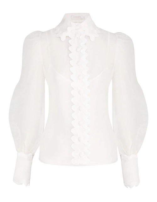 High Tide Ric Rac Body Shirt | ZIMMERMANN (APAC)