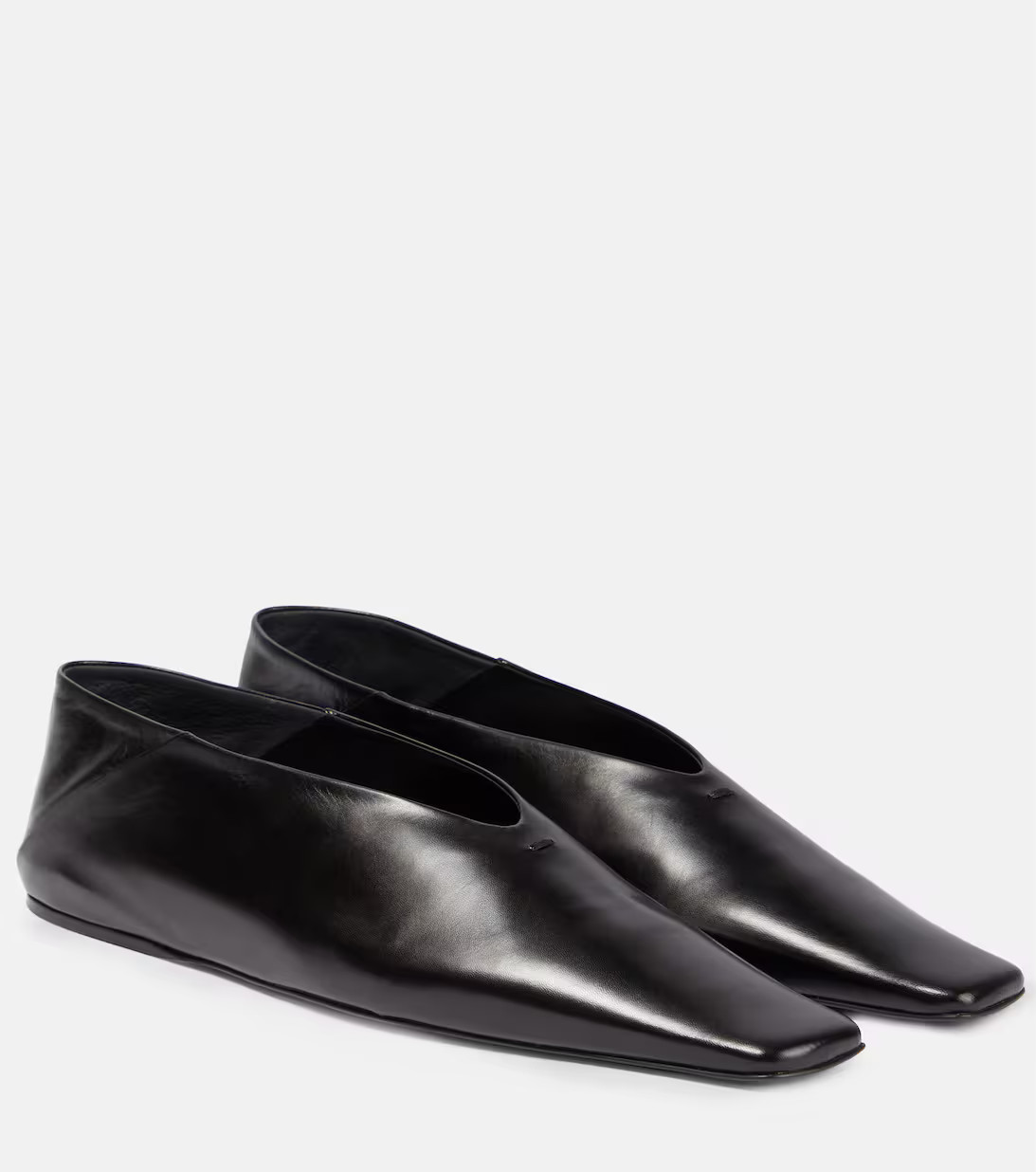 Jil SanderLeather ballet flats | Mytheresa (US/CA)
