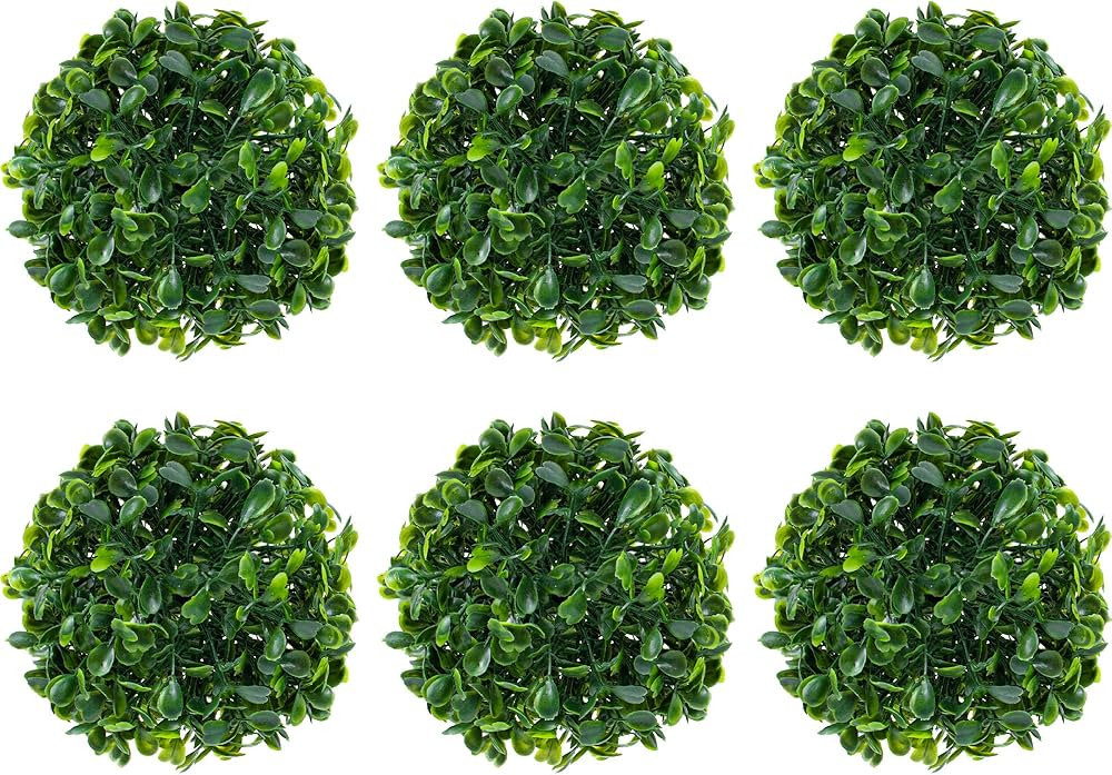 AUEAR, Artificial Boxwood Topiary Plant Balls Decorative for Table Decoration Garden Wedding Deco... | Amazon (US)