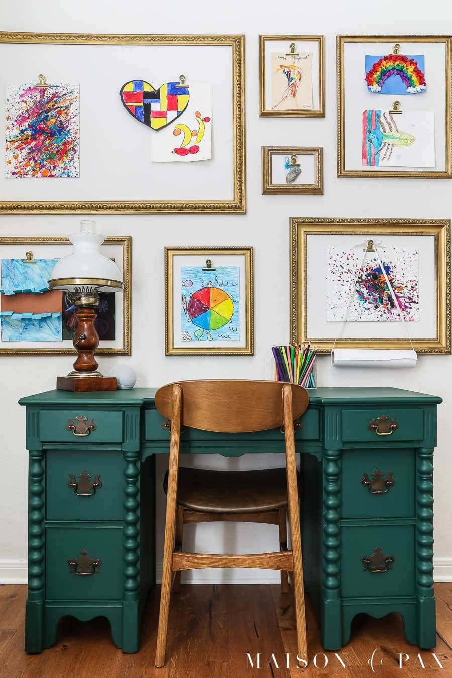 This deep green desk makeover came together with just quality paint, a sturdy brush, and a protective topcoat. 

The right supplies make it easy to get a smooth, lasting finish. 

 #LTKHome