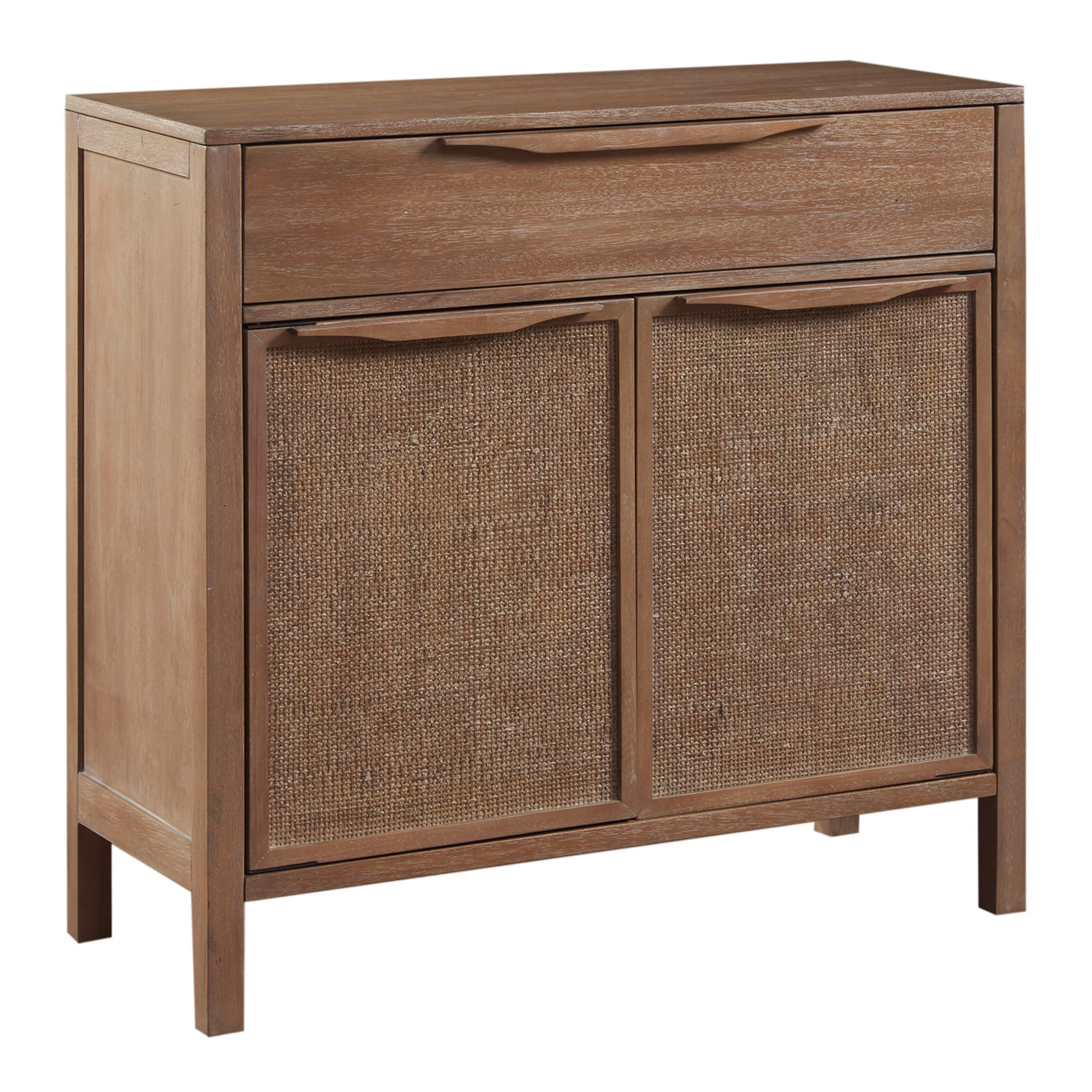 Jon Reclaimed Wood and Cane Storage Cabinet | World Market