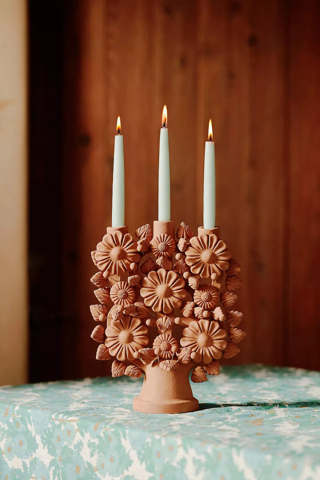 Oaxacan Clay Candelabra | Anthropologie (US)