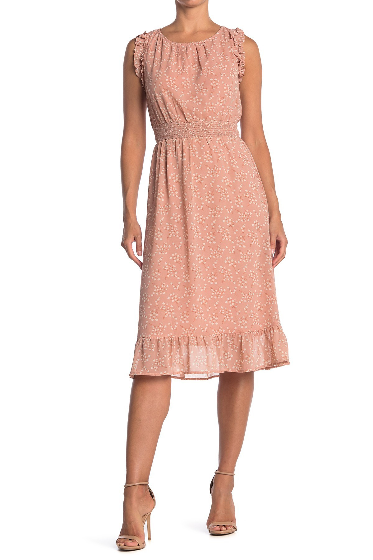 ALL IN FAVOR | Ruffle Trim Smocked Dress | Nordstrom Rack | Nordstrom Rack