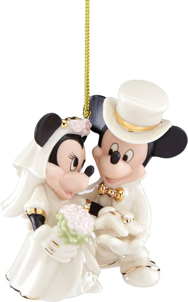 Lenox Minnie's Dream Wedding Ornament,Ivory Porcelain, 0.45 LB, Multi | Amazon (US)