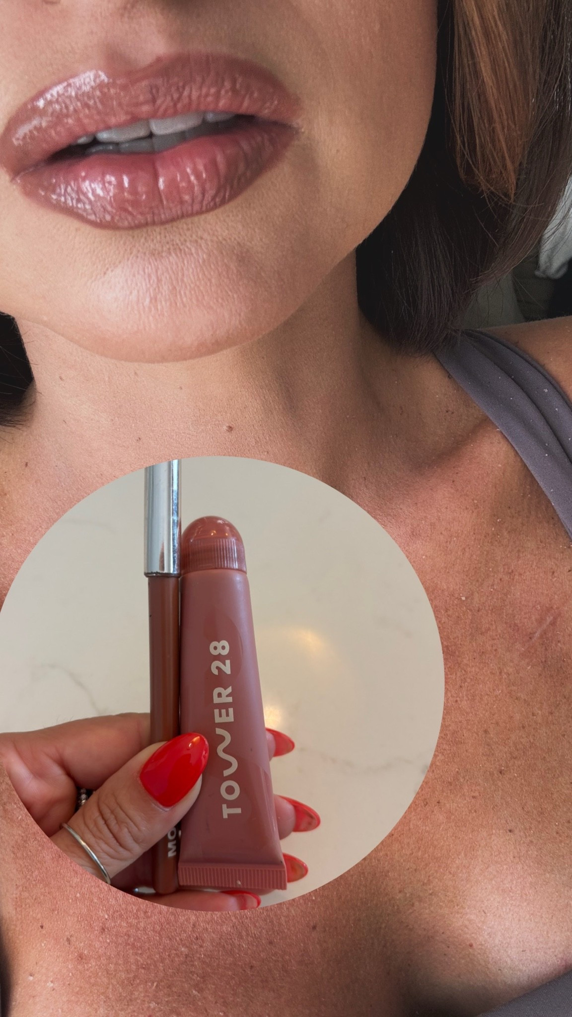 New favorite neutral lip combination 

Morphe lip liner - makeup talk
Tower 18 gloss- dulce de leche

#LTKBeauty #LTKgrwm #LTKselfcare