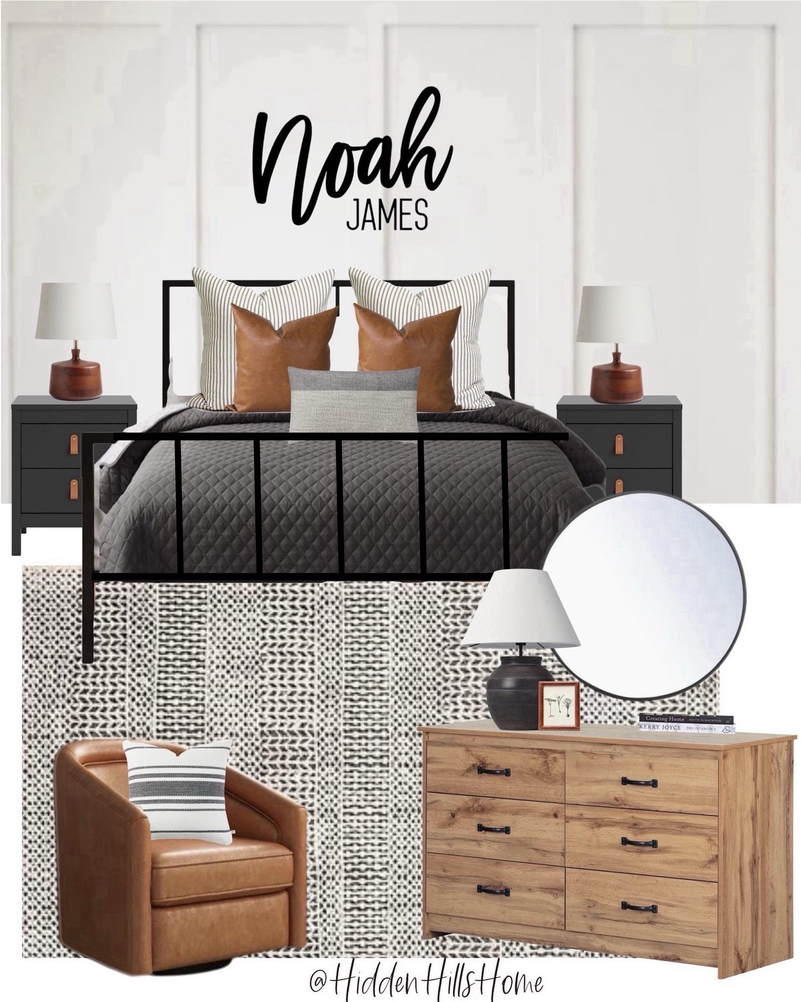 Teen boys bedroom design, boys room decor ideas, home decor, bedroom inspiration, masculine teen bedroom #teen

#LTKKids #LTKMens #LTKHome