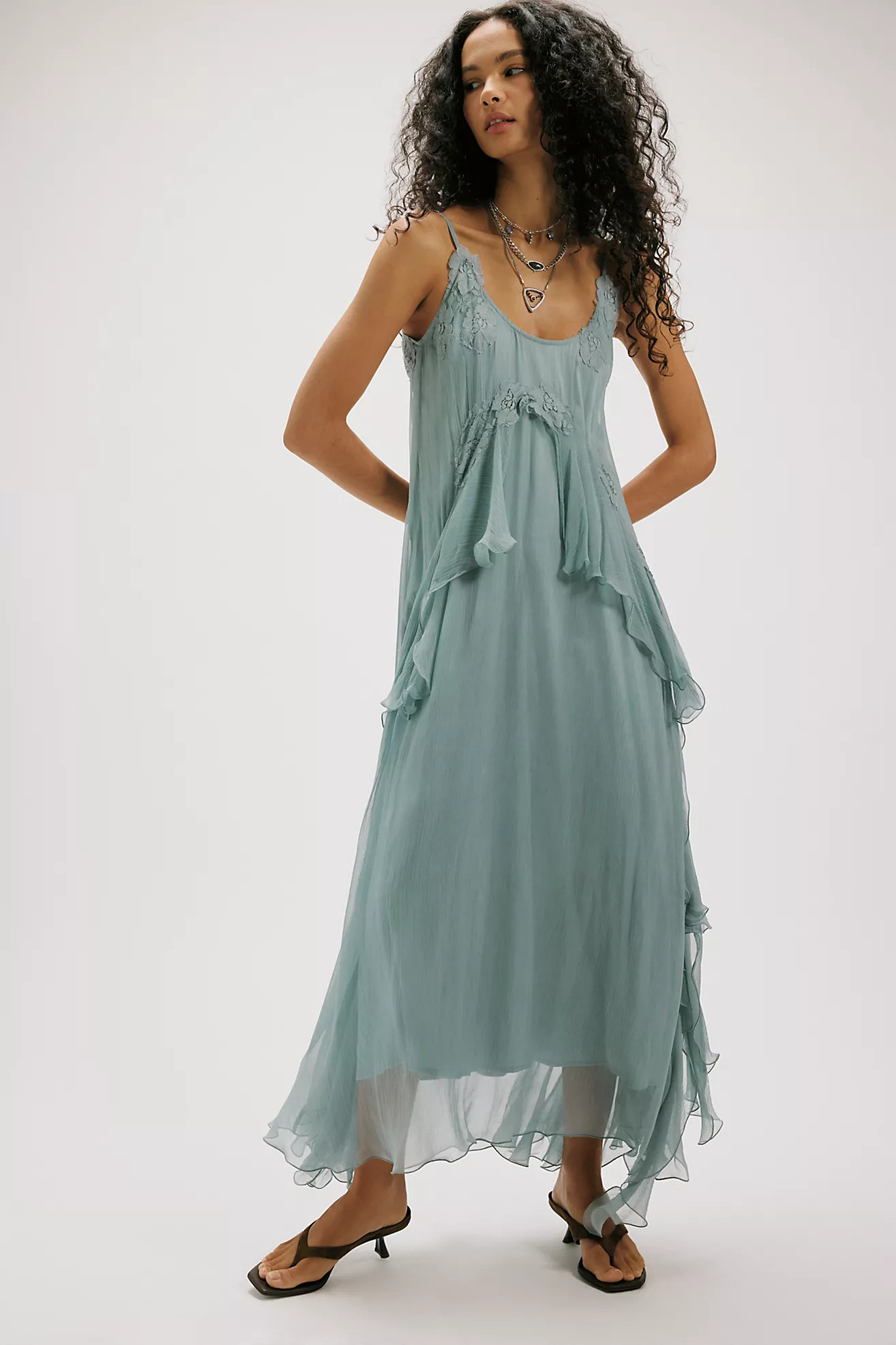 Nigel Preston Floating Angel Chiffon Maxi Dress | Free People (Global - UK&FR Excluded)