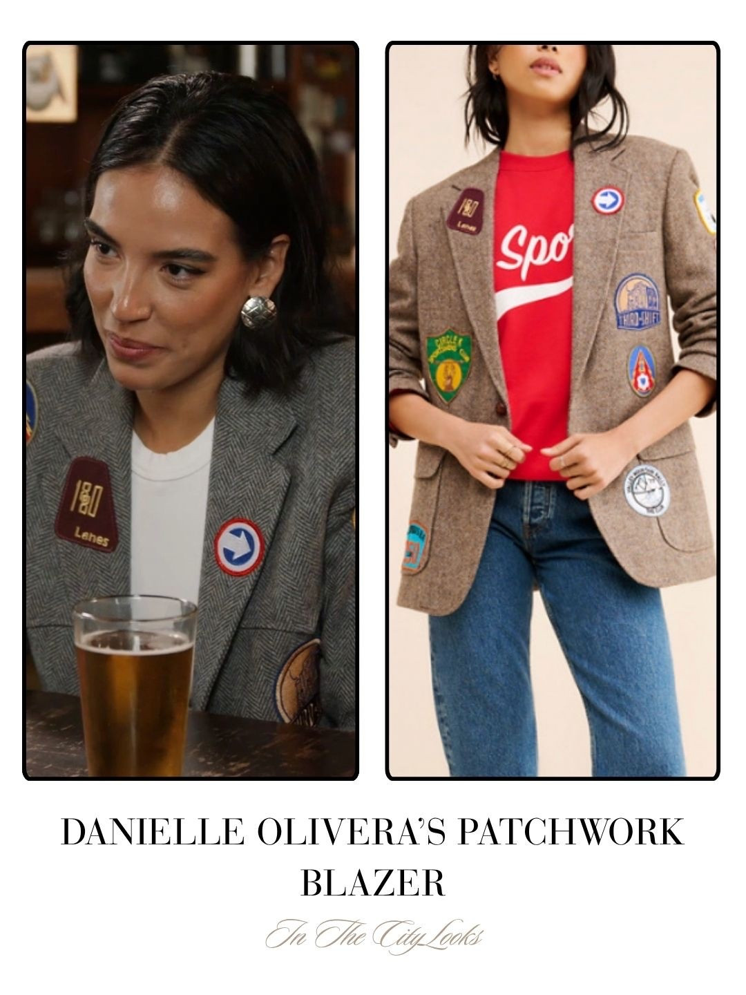 Danielle Olivera’s Patchwork Blazer // Sold by Riley Vintage