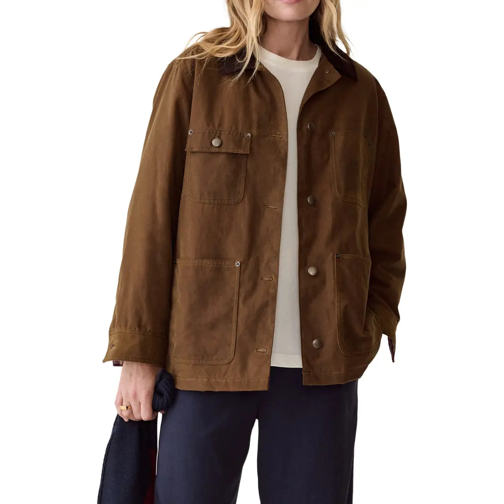 Marine Layer Riley Barn Jacket in Bronze at Nordstrom, Size Medium | Nordstrom