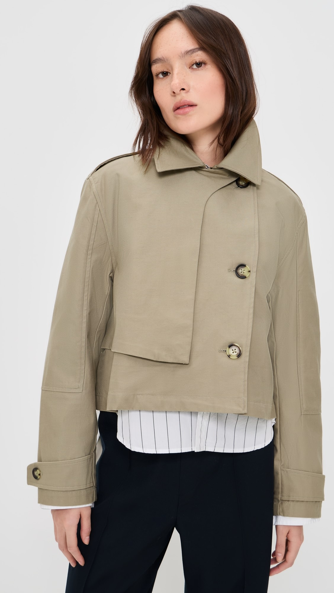 Jamie Cropped Trench | Shopbop