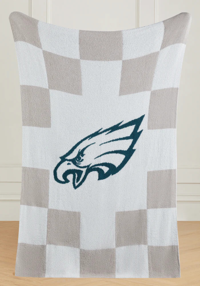 NFL Buttery Blanket- Neutral Check- All 32 Teams Offered! | The Styled Collection