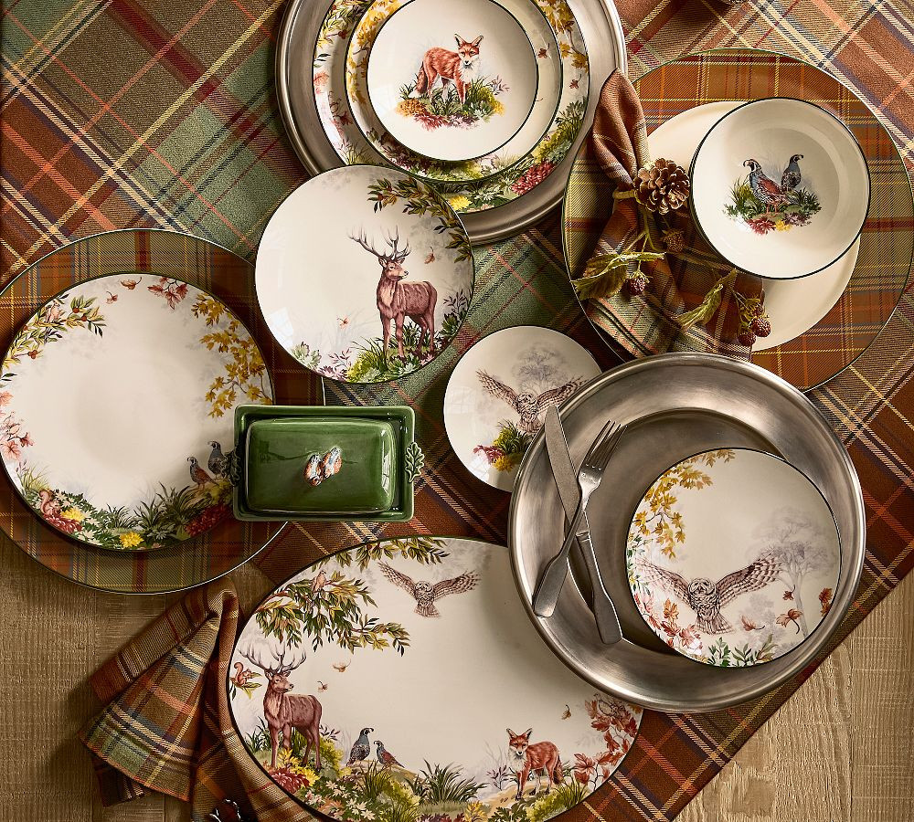Fantastical Forest Stoneware Dinnerware Collection | Pottery Barn (US)