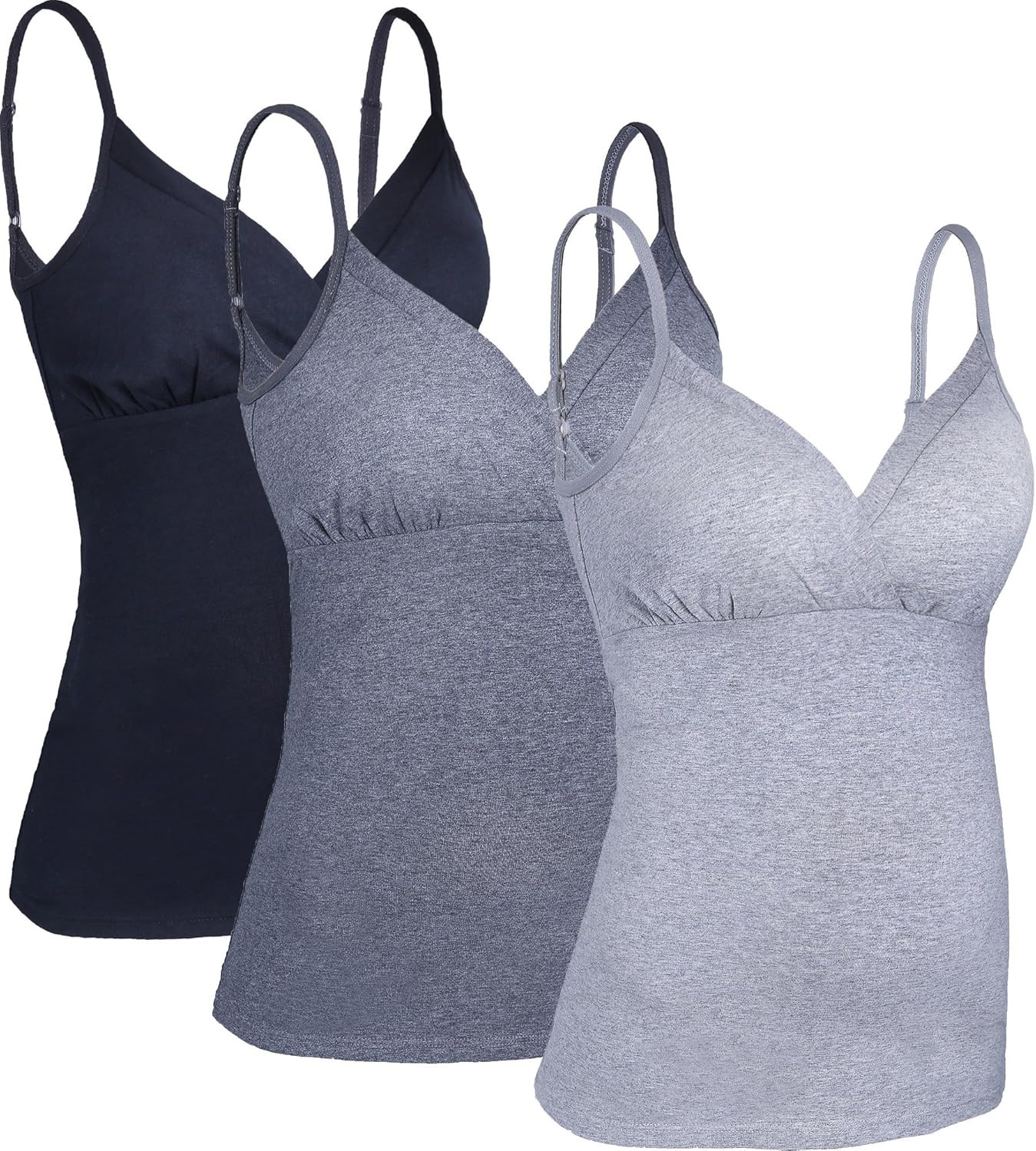 Nursing Tops Tank Shirt Cami Sleep Bra for Maternity and Breastfeeding | Amazon (US)