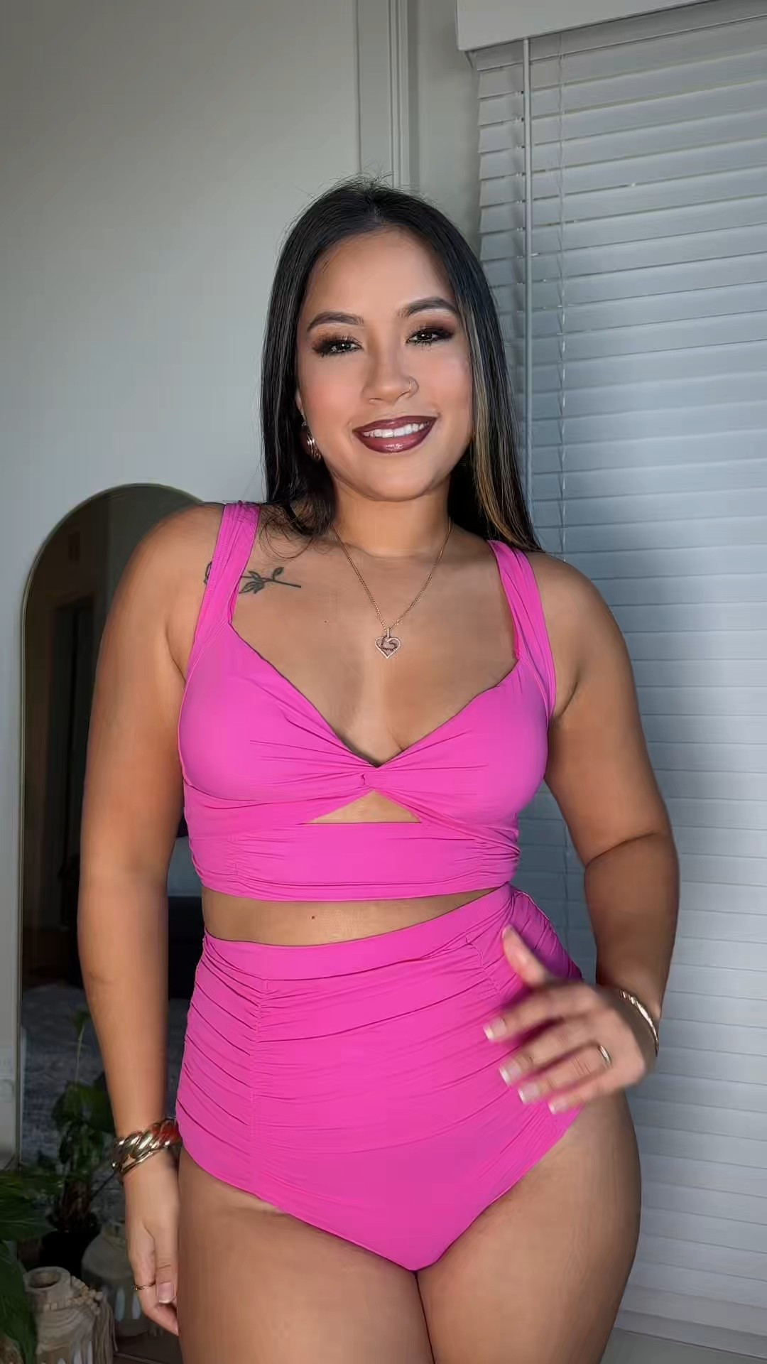 Wearing my bikinis this summer! (And on all my vacations 😍) 

Use my code “Steffi22”

For ref I am wearing size small in the top and bottoms 

#LTKTravel #LTKSwim