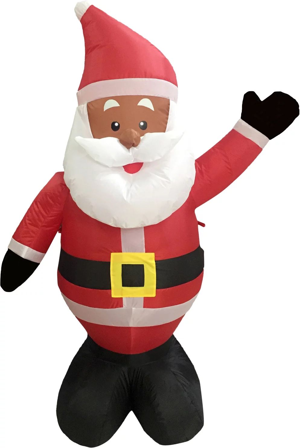 Black African American Santa Claus 4' Inflatable Airblown Christmas Yard Decor - Walmart.com | Walmart (US)
