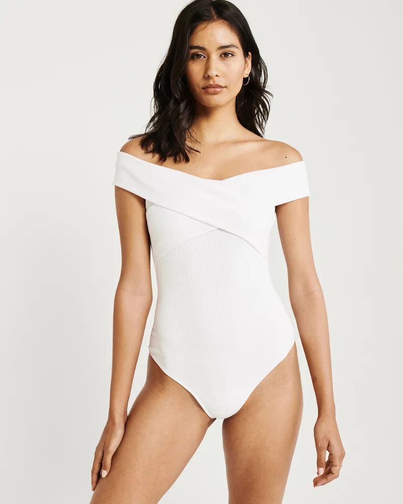 Off-the-Shoulder Bodysuit | Abercrombie & Fitch US & UK