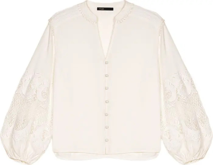 maje Long sleeve blouse | Nordstrom | Nordstrom