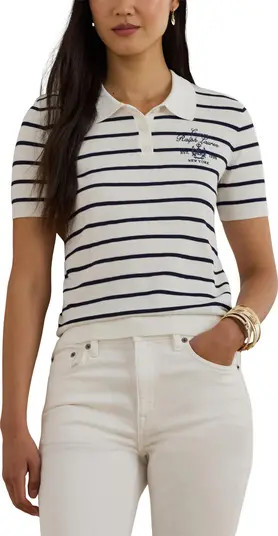 Natrissa Stripe Polo Sweater | Nordstrom