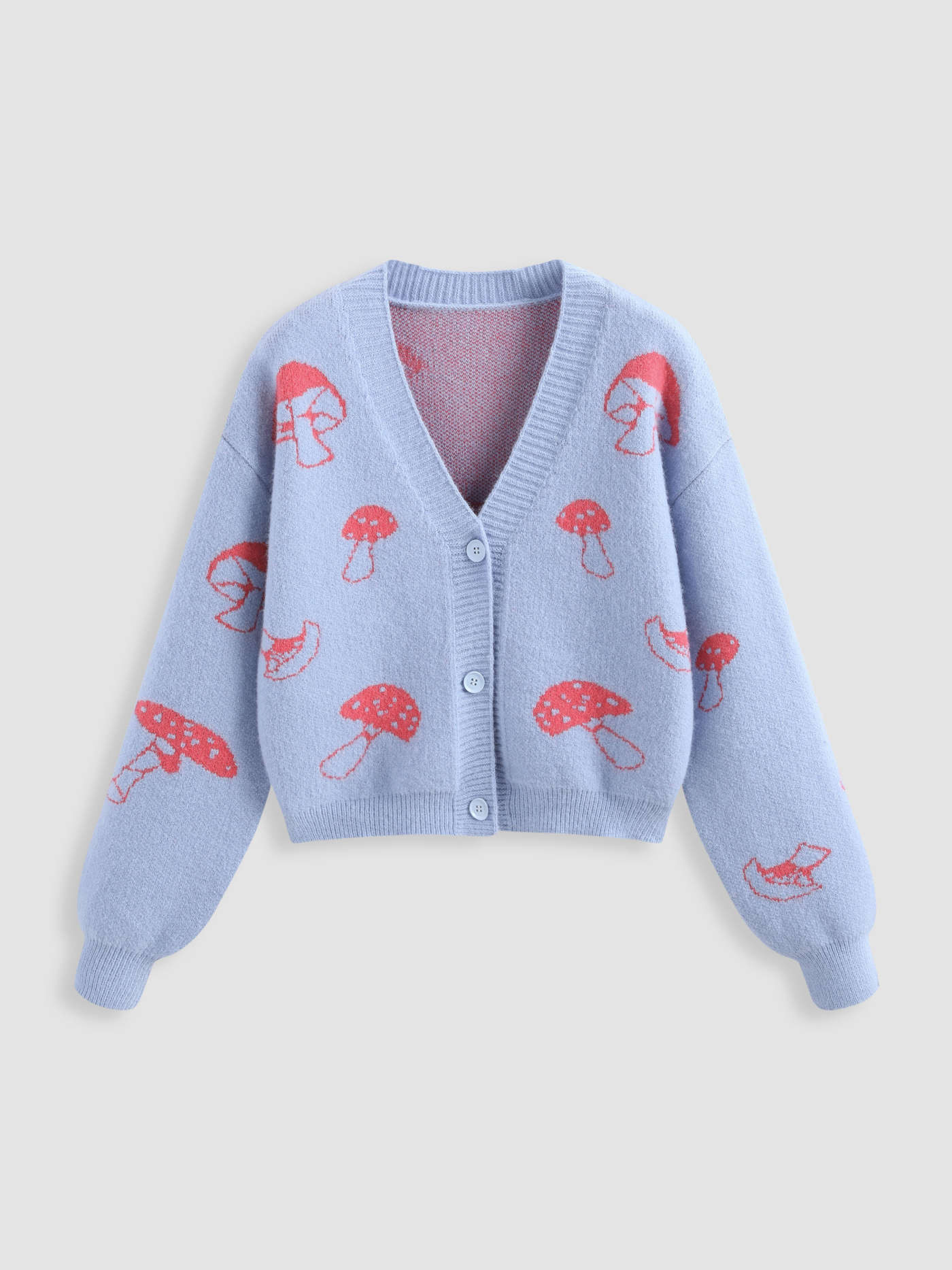 Mushroom Pattern Cardigan | Cider