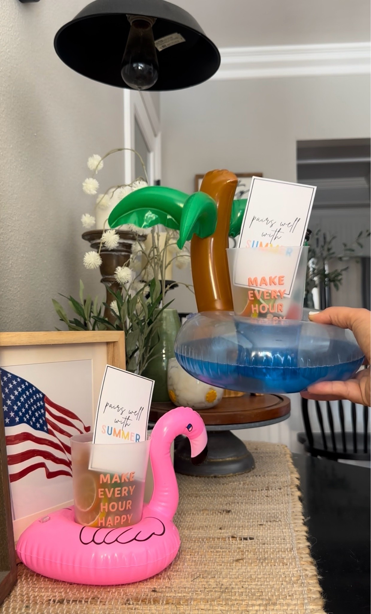 Throwing a Summertime party?! How cute would these be?! Floating in the pool, used as a party favor. Lined up on the counter, so many fun ideas! Join me for more☀️🏝️🦩🌊🩷

#LTKSeasonal #LTKHome #LTKSwim