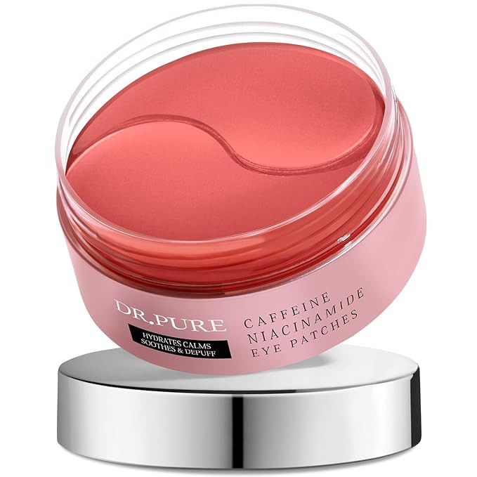 Dr. Pure Under Eye Patches for Puffiness: Dark Circles and Puffy Eyes Treatment Caffeine Eye Mask... | Amazon (US)