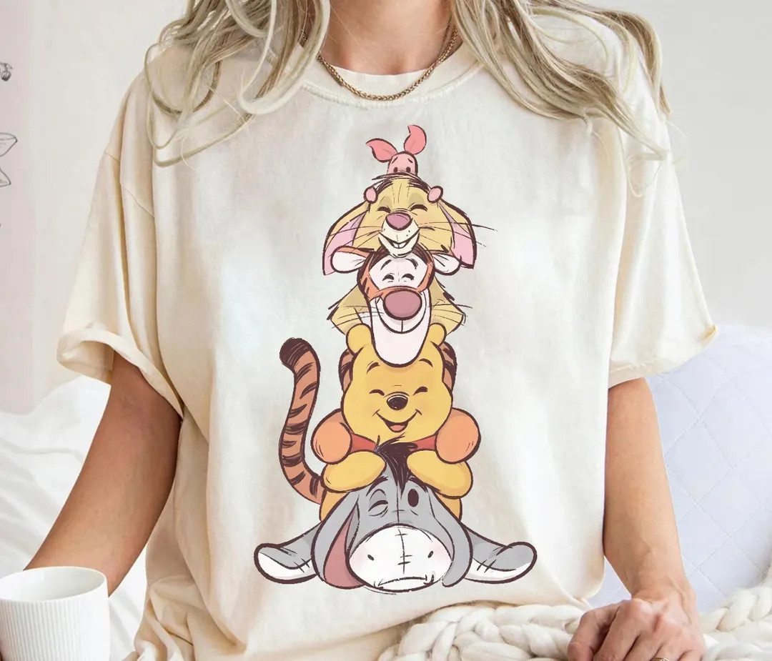 Retro Disney Winnie The Pooh Shirt, The Pooh and Friends Shirt, Poo Tigger Piglet Eeyore,Disneyla... | Etsy (US)