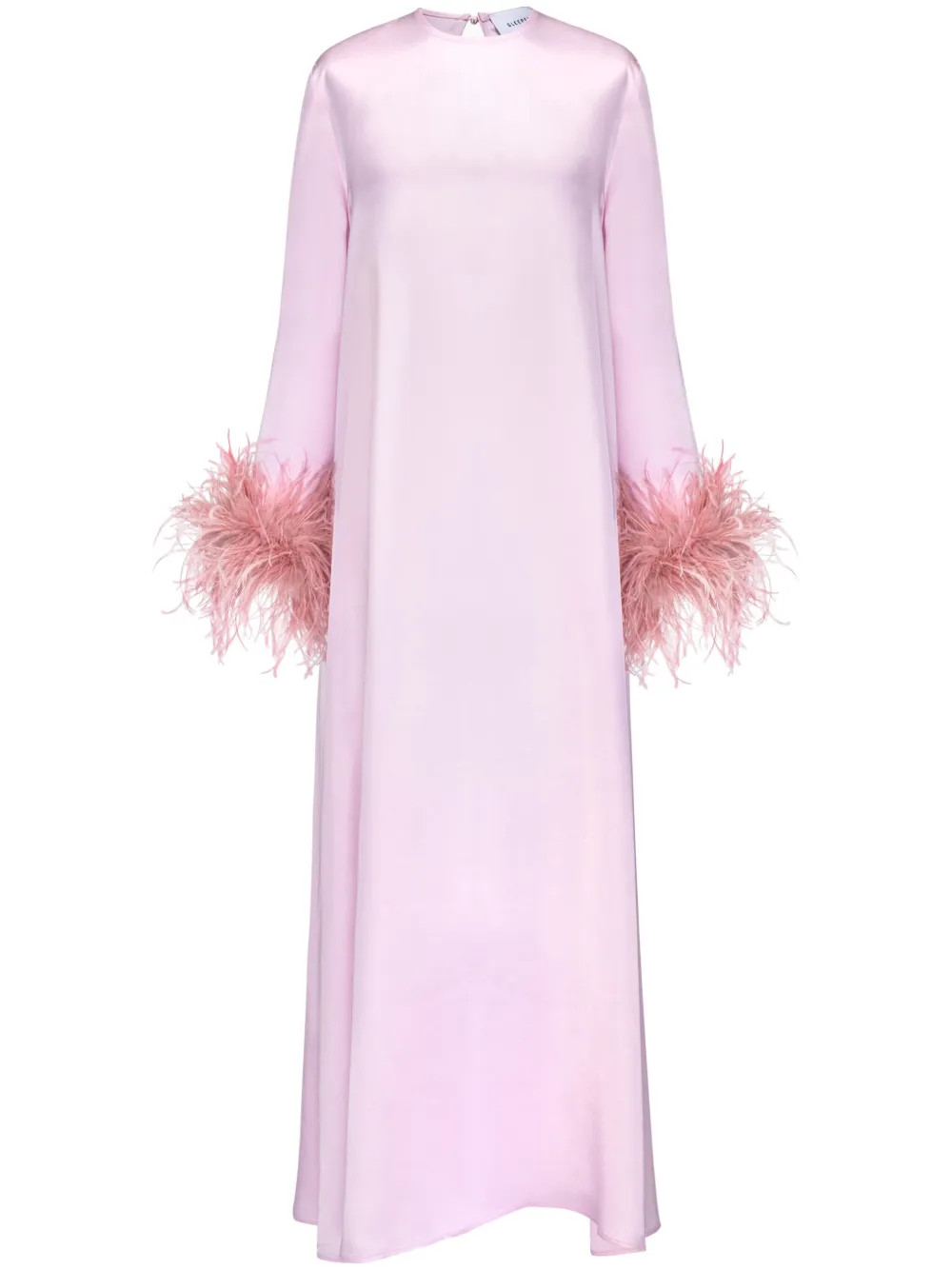 Suzi detachable feather-cuffs maxi dress | Farfetch Global
