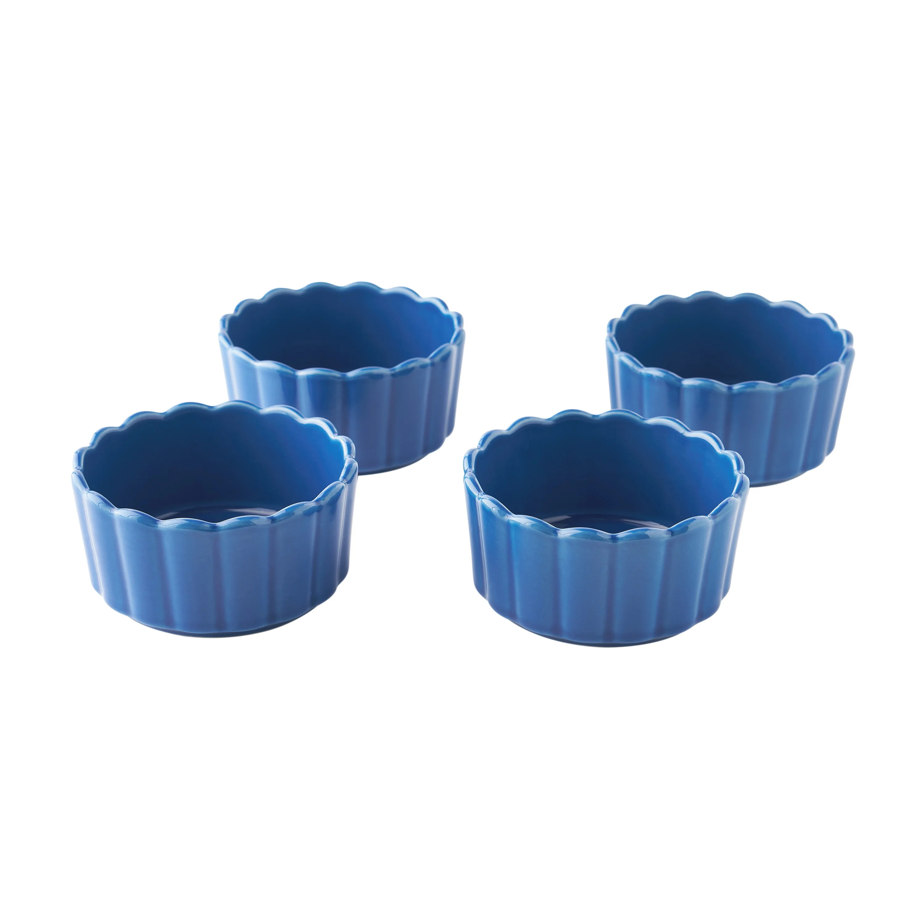 The Pioneer Woman Colette Stoneware Ramekins, Blue, Set of 4 | Walmart (US)