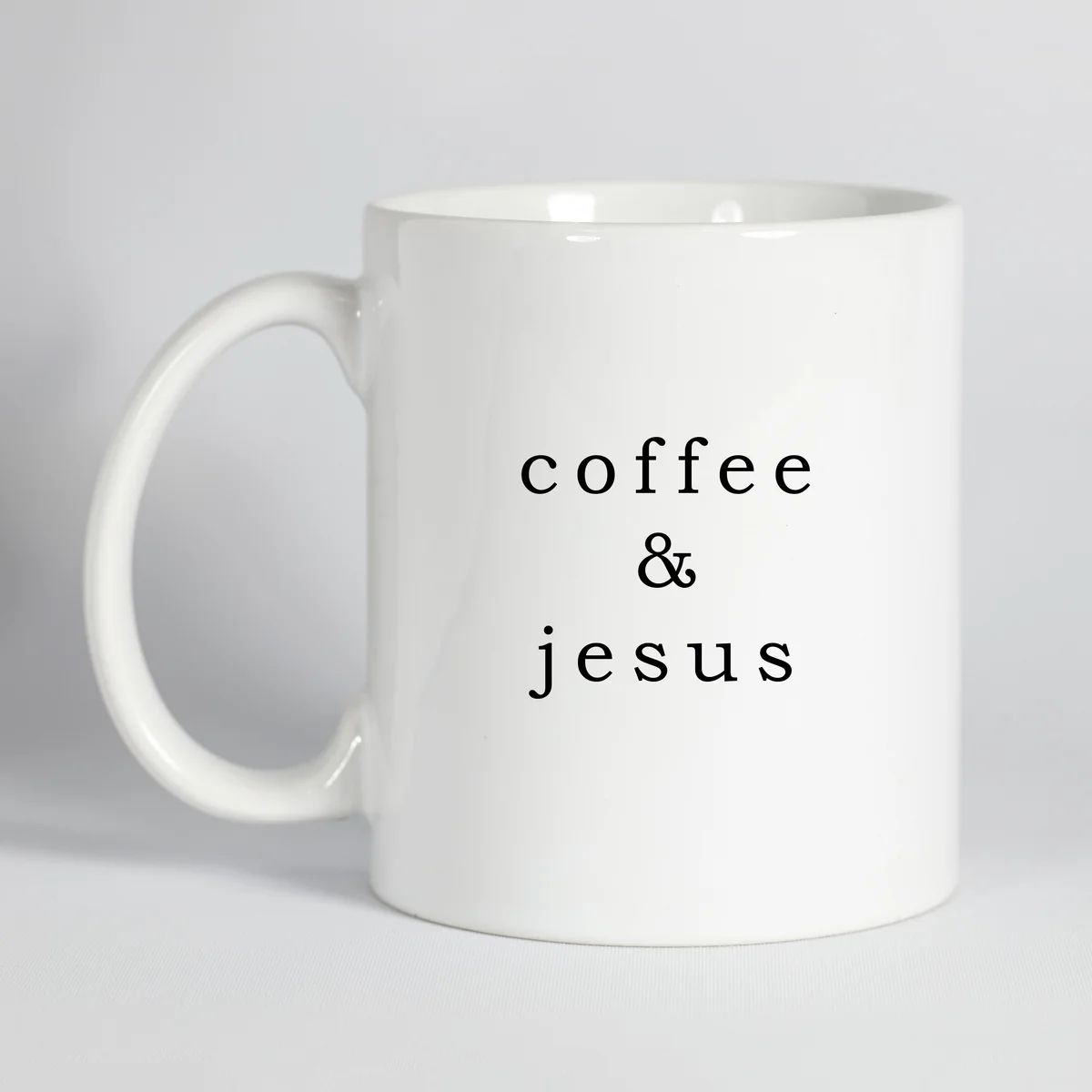 Coffee and Jesus Mug | Type League Press