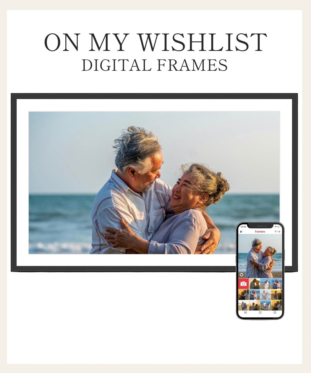 I’ve seen these digital frames being used lately and love them!