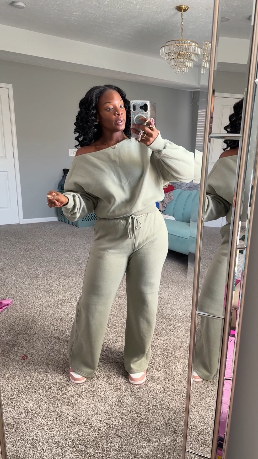 My favorite Abercrombie sweats came in a new style this year! Love the off the shoulder look. I'm wearing a medium in both pieces. 

#LTKOver40 #LTKFindsUnder100 #LTKSaleAlert