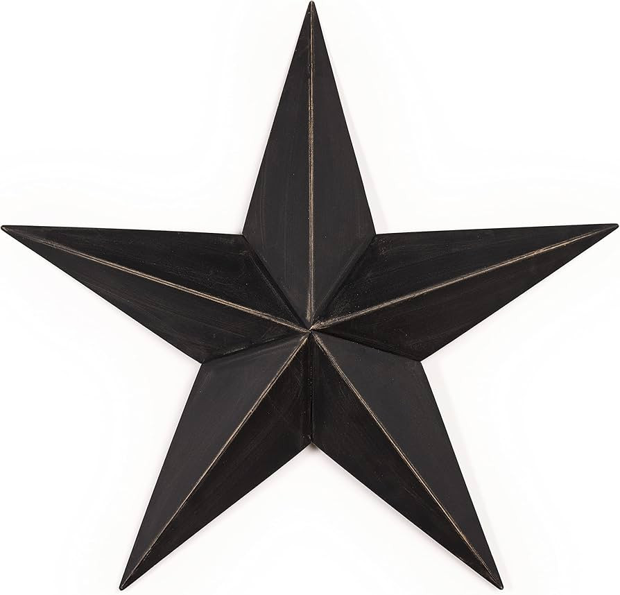 Hearthside Collection The CWI Gifts Metal Barn Star - 12" Galvanized Hanging Star - Farmhouse Wal... | Amazon (US)
