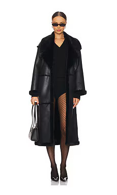 Tularosa Belen Coat in Black from Revolve.com | Revolve Clothing (Global)