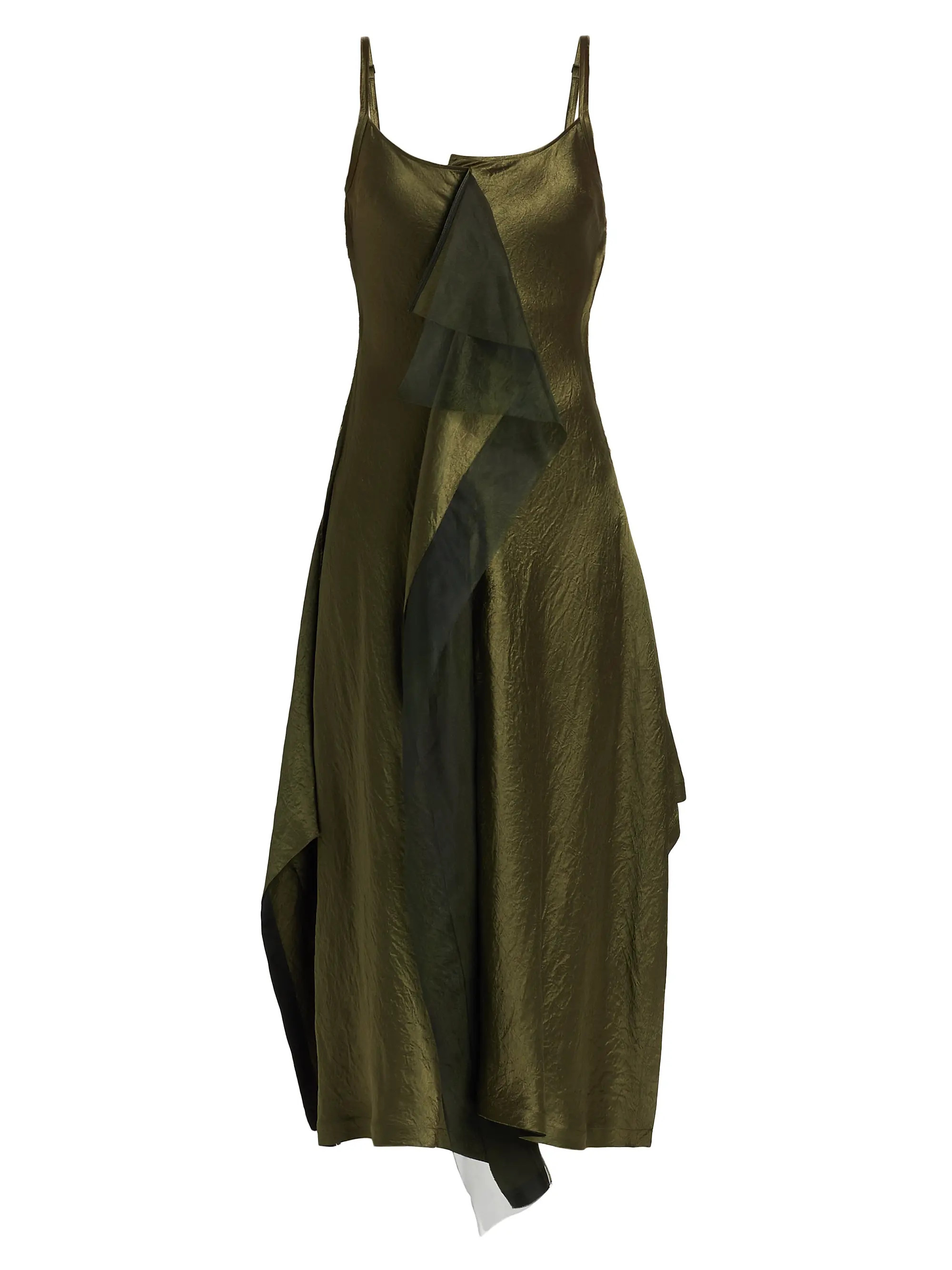 Jason Wu Collection Crinkled Satin Bias Slip Dress | Saks Fifth Avenue | Saks Fifth Avenue