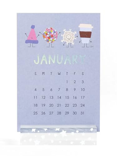 2026 Mini Desk Calendar with Acrylic Stand By Callie Danielle | Amazon (US)