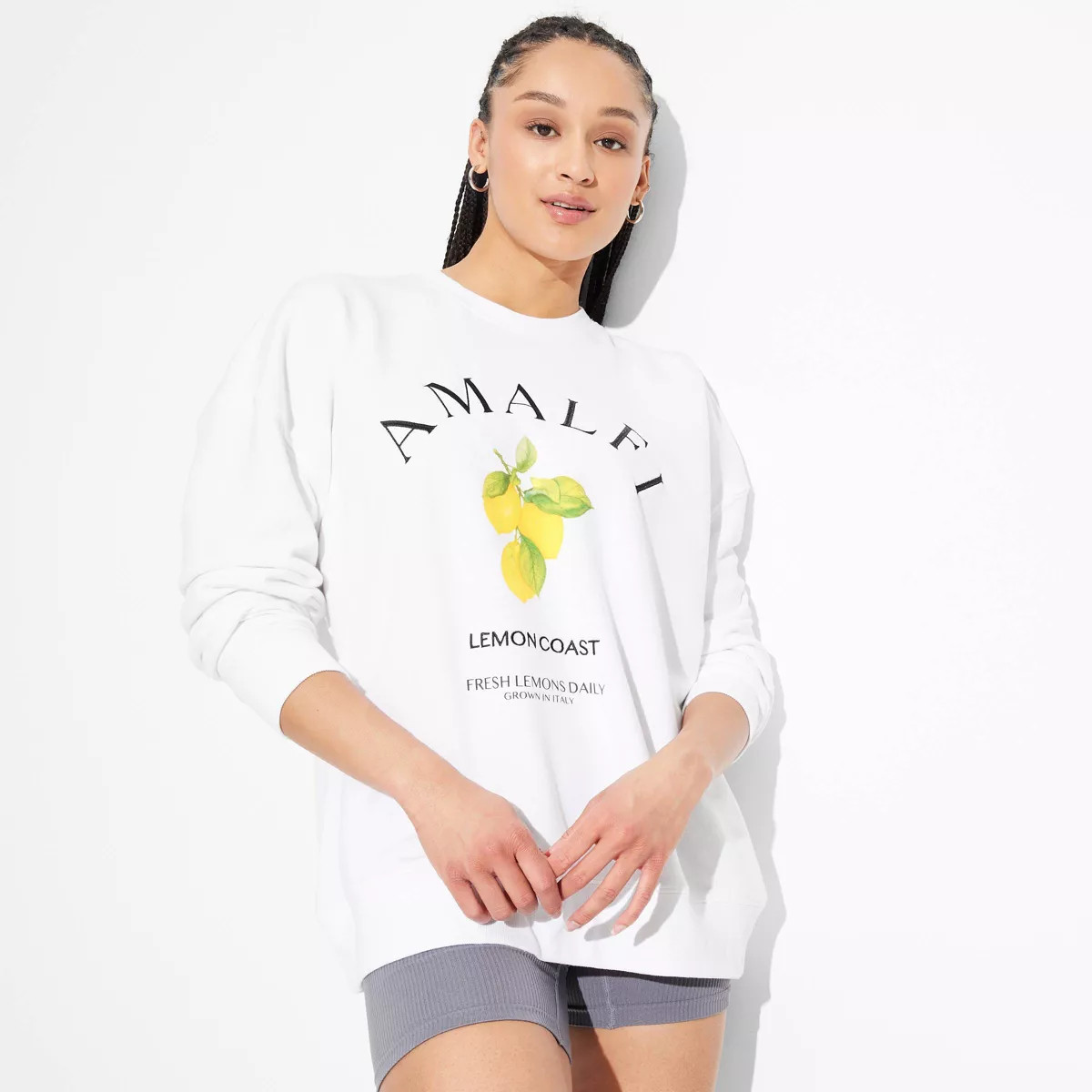 Women's Oversized Graphic Sweatshirt - Wild Fable™ | Target