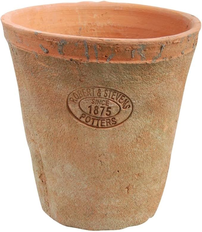 Esschert Design AT03 Aged Terracotta Round Pot, 6 x 6 x 5,Brown | Amazon (US)
