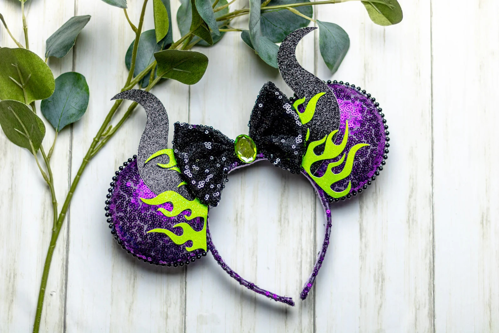 Maleficent Inspired Mouse Ears - Etsy | Etsy (Global)