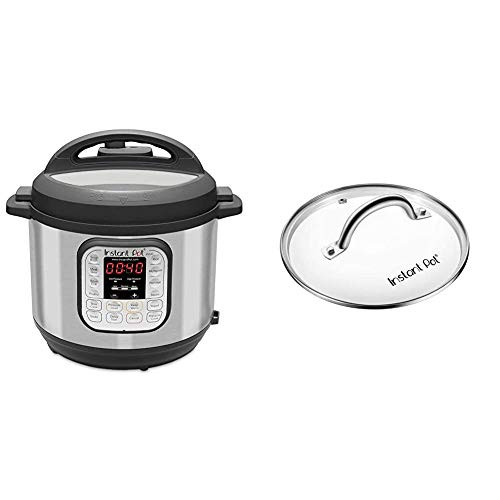 Instant Pot Duo 7-in-1 Electric Pressure Cooker, Sterilizer, Slow Cooker, Rice Cooker, Steamer, Saute, Yogurt Maker, and Warmer, 8 Quart, 14 One-Touch Programs & 8 Quart Glass Lid | Amazon (US)