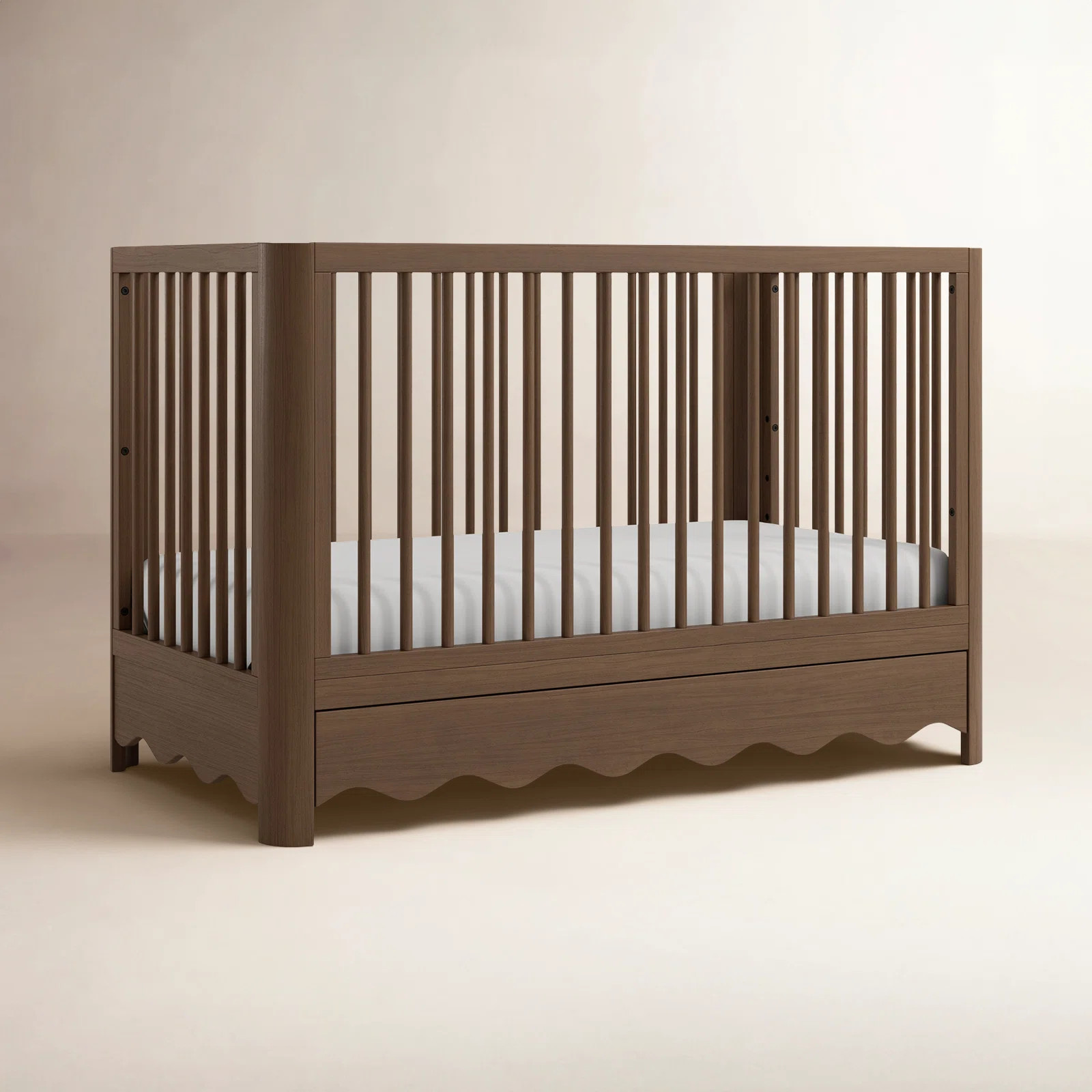 Casablanca Pine 5-in-1 Convertible Crib | Birch Lane