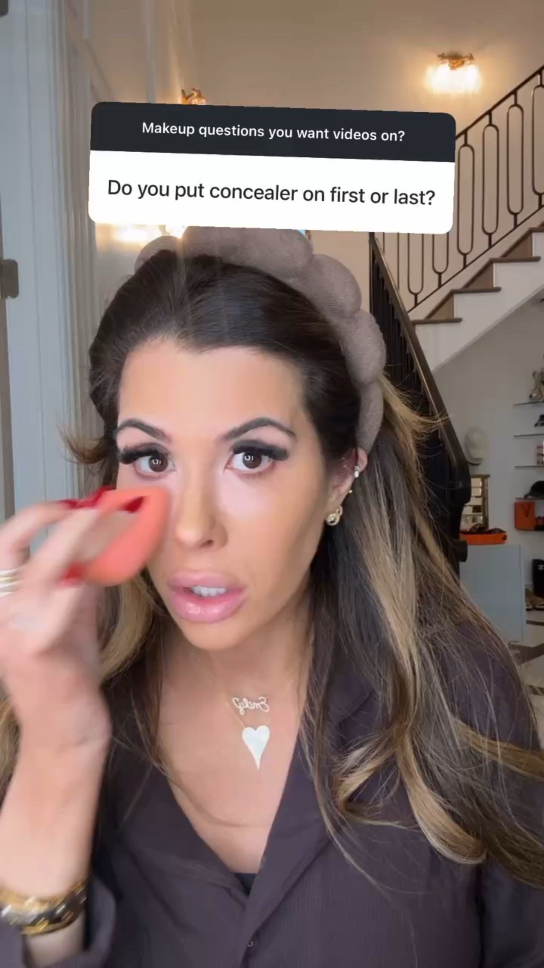 Primer - Huda Beauty 
Foundation- 4N1
Color Corrector - Cherry blossom 
Concealer - Silk 
Bright under eye serum concealer - 2.0 

#LTKvlog #LTKBeauty #LTKgrwm