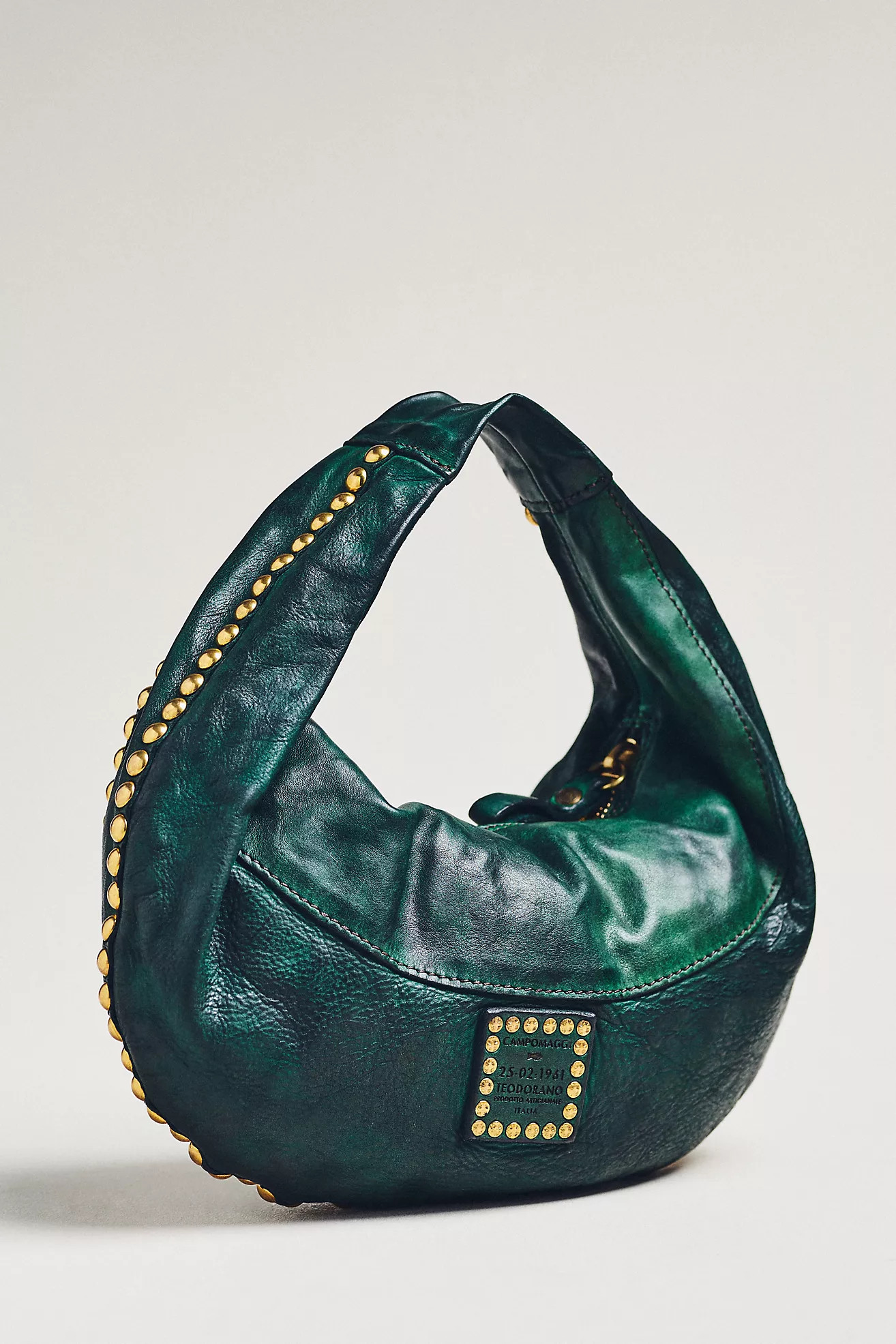 Campomaggi Marisa Studded Shoulder Bag | Anthropologie (US)